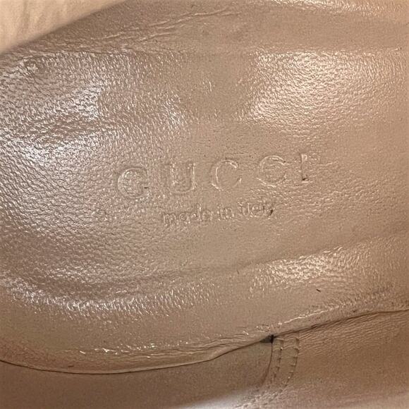 Gucci Tiarah Black Leather Platform Boots EU 41 US 10.5–11 Chunky Heel - Picture 6 of 10